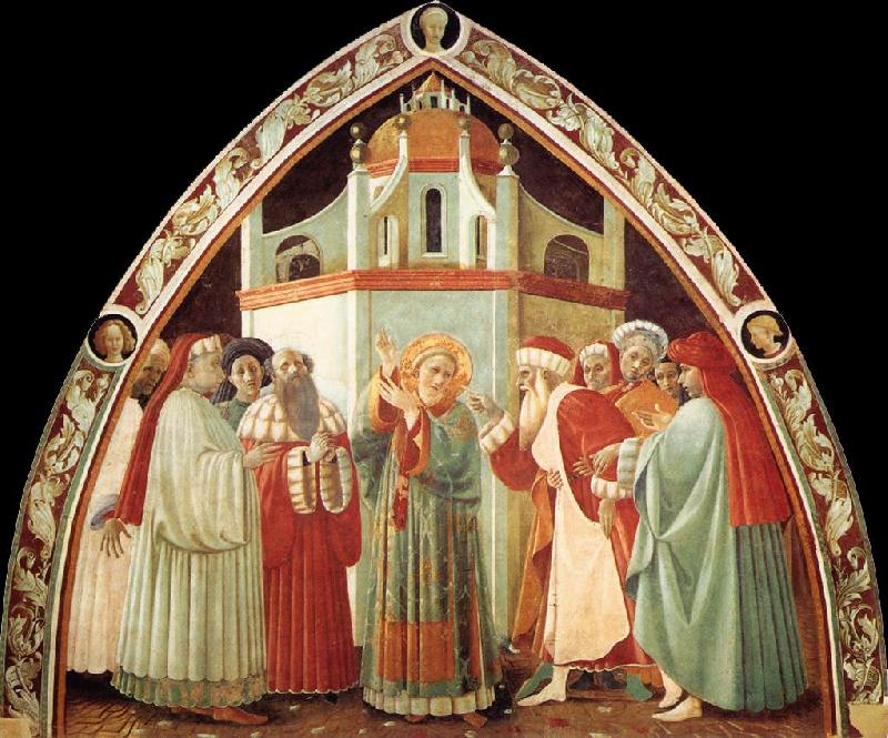 UCCELLO, Paolo Disputation of St Stephen oil painting image